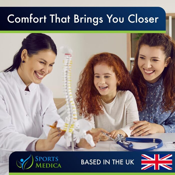 Ортопедична подушка під коліно з memory foam - для болю в спині, ішіасу, сну на боці. З інструкцією від лікарів. Біла.