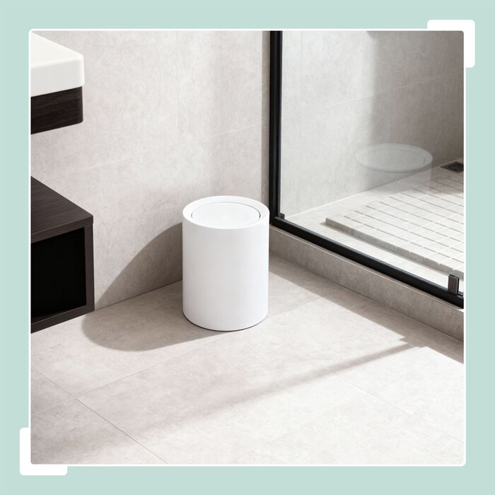 Контейнер для косметики Relaxdays з кришкою-гойдалкою, 6 літрів