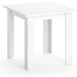 Стіл кухонний Vicco Karlos, 80x80 см, антрацит, колір білий