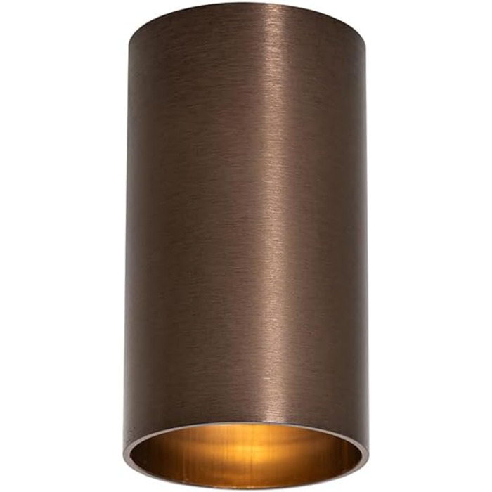 Світлодіодна лампа QAZQA Moderner Spot - світильник на стелю, настінний, для вітальні та спальні, бронзовий, GU10