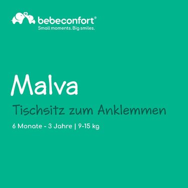 Дитячий стільчик Bebeconfort для дітей 6 місяців - 3 роки, 9-15 кг, легкий та компактний, 3 положення столу, регулювання висоти