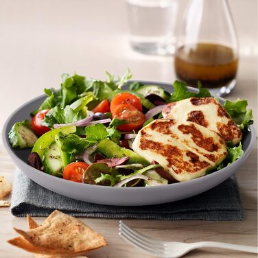 Набір посуду Odoland для кемпінгу на 4 особи, 17 предметів, сірий: тарілки, миски, чашки