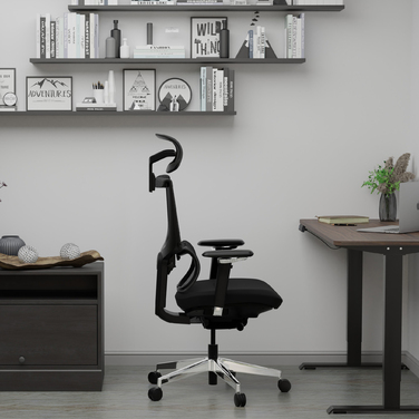 Крісло Mealux S8 Air Fabric Black (арт. HF-S8P F/B)
