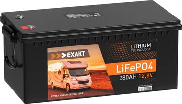 Акумуляторна батарея LiFePO4 280Ah 12V в т.ч. BMS Літієва батарея Сонячна батарея Будинок на колесах Сонячний човен Акумулятор ДБЖ