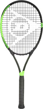 Тенісна ракетка Dunlop Sports Elite 270, попередньо натягнута, рукоятка 1/4, чорна / зелена