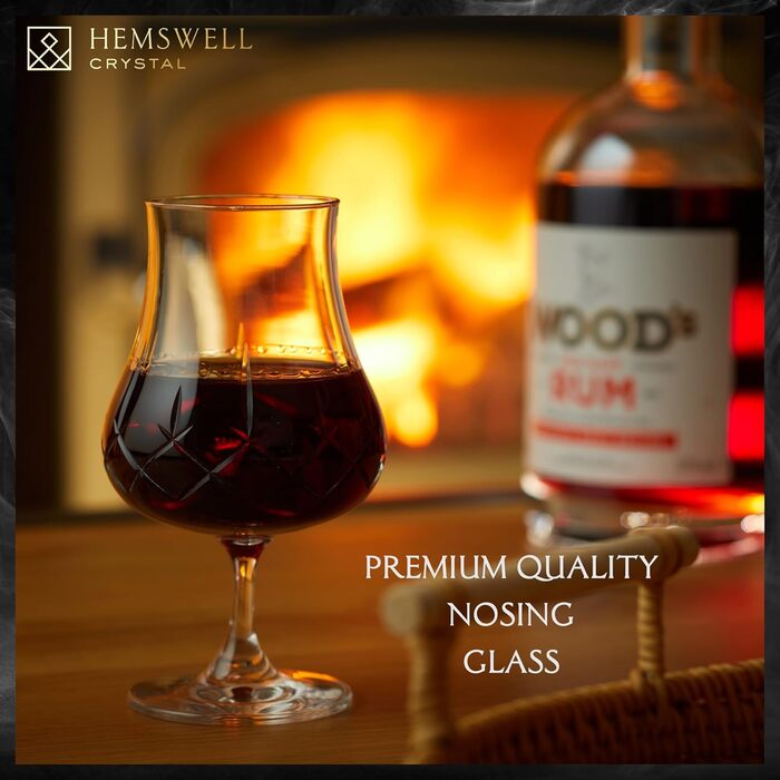 Склянка для коньяку/бренді 250 мл – окремий екземпляр з безсвинцевого кришталю з важким дном та подарунковою упаковкою – Snifter для коньяку, віскі та насолоди - (Класичний)