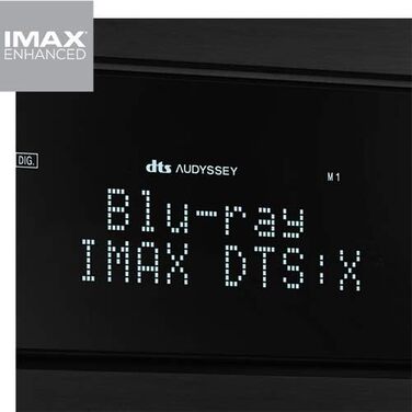 Підсилювач Denon AVC-X3700H 9.2, Alexa, 8K, Bluetooth, Wi-Fi, Dolby Atmos, HEOS, Чорний