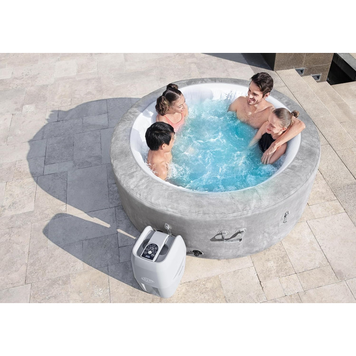 Надувний спа-басейн Bestway Lay-Z-Spa Miami AirJet з гідромасажем, для 2-4 осіб, 180 x 66 см