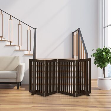 Захисний бар'єр Relaxdays коричневого кольору, 92 см