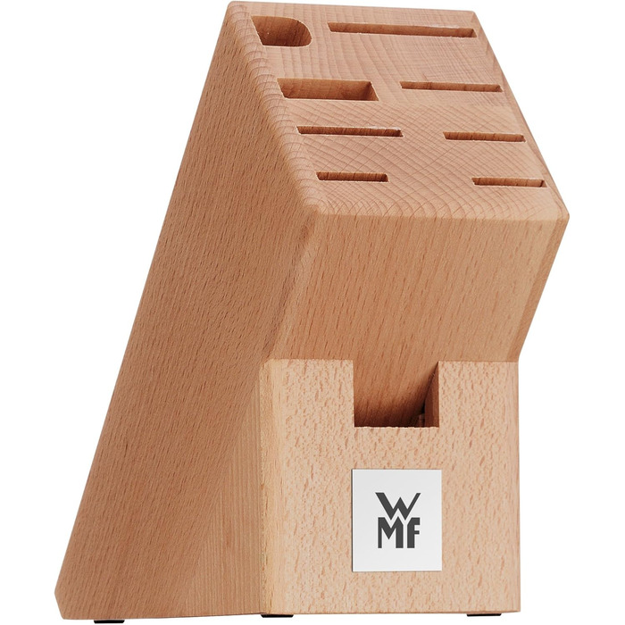 Набір ножів WMF Classic Line з бруском для ножів, 6 предметів, бамбуковий брусок, спеціальна сталь для лез