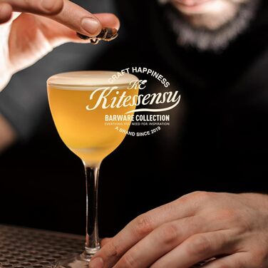 Набір коктейльних шейкерів KITESSENSU, набір для бармена з підставкою / аксесуарами для бару, набір міксерів для напоїв, набір для змішування напоїв-Martini-Shak
