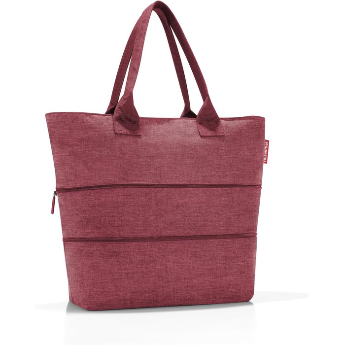 Сумка-шопер Reisenthel Shopper E1, Twist Maroon - велика містка сумка для покупок