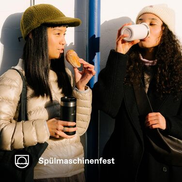 Термокружка Stanley Aerolight Transit - 350 мл, чорна - Зберегає тепло до 6 годин, миється в посудомийній машині, для кави з собою