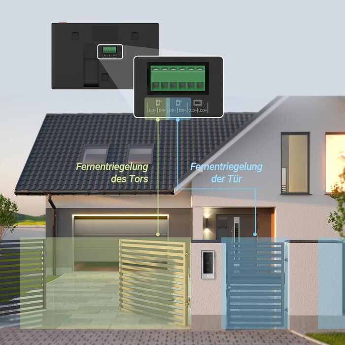 Відеодомофон EZVIZ CP5 сірий: WiFi, 7