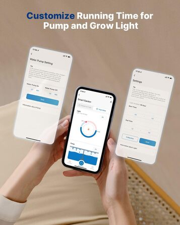 iDOO Гідропонна система для вирощування рослин, розумний сад, WiFi, з LED-лампою, вентилятором, таймером, для вирощування трав, 12 посадкових місць