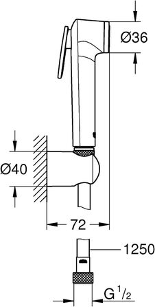 Ручний душ Grohe Vitalio Trigger Spray