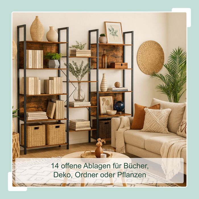 Промислова полиця Relaxdays з 14 ящиками