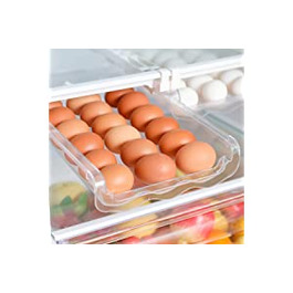 Ящики для зберігання яєць, пластикові ящики для яєць, органайзер для ящиків для яєць, холодильник для зберігання яєць, автоматична прокрутка, P
