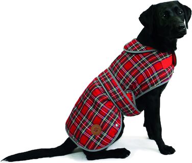 Пальто для собак Ancol M шотландка (червоний шотландський візерунок, XL)