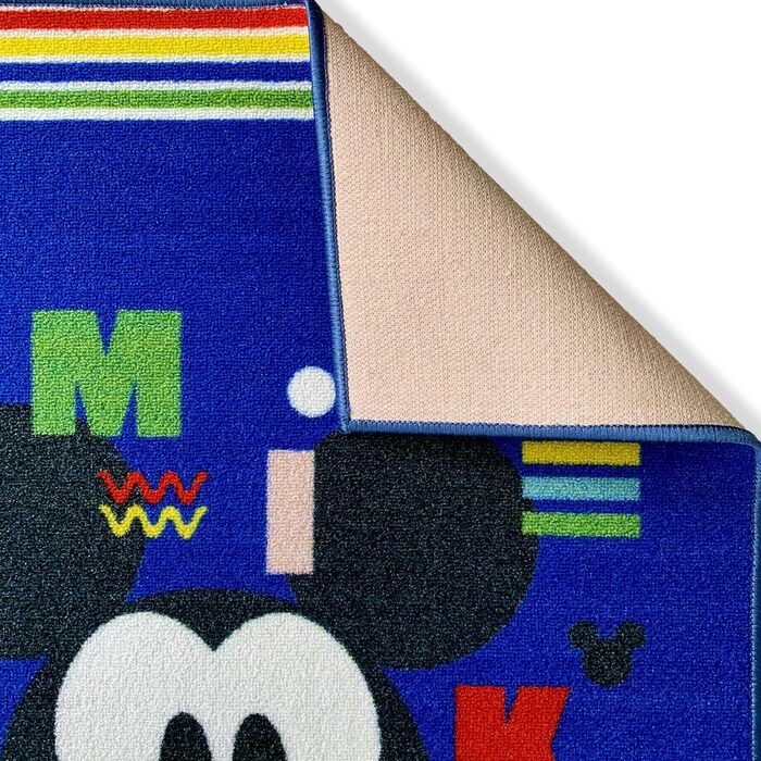 Дитячий килимок нековзний Дісней Міккі Маус 80 х 120 см 80х120см Синій, 6338
