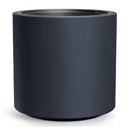 Горщик Prosperplast HEOS з вкладишем | Антрацит | 46.8 x 45 см | Для дому та саду | UV та морозостійкий