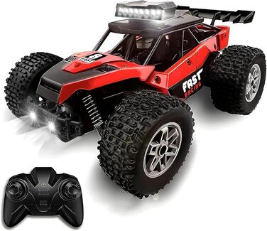 Радіокерований позашляховик Monster Truck 2.4GHz, 2 акумулятори, до 20 км/год, для хлопчиків та дівчаток від 6 років - модель 8836 (2025)
