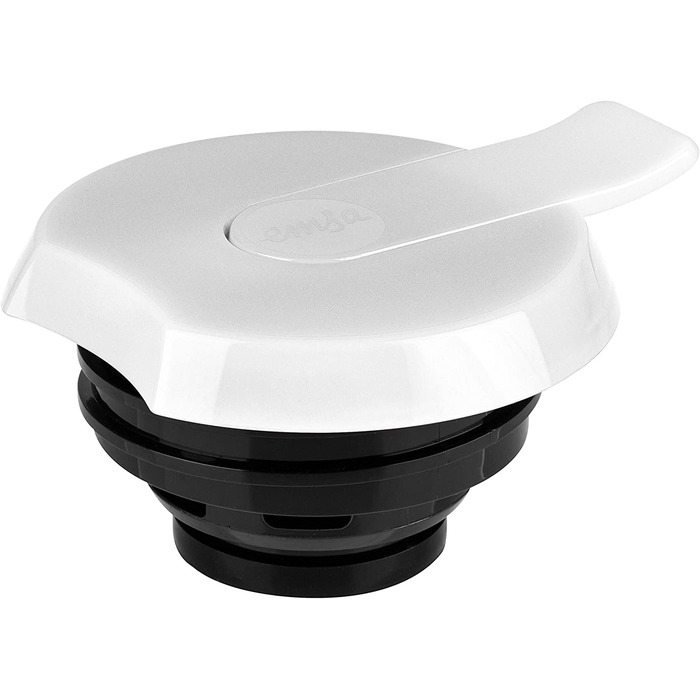 Термос Emsa Mambo Isolierkanne 1000 мл, білий, з Quick Tip, зберігає тепло 12 год, холод 24 год