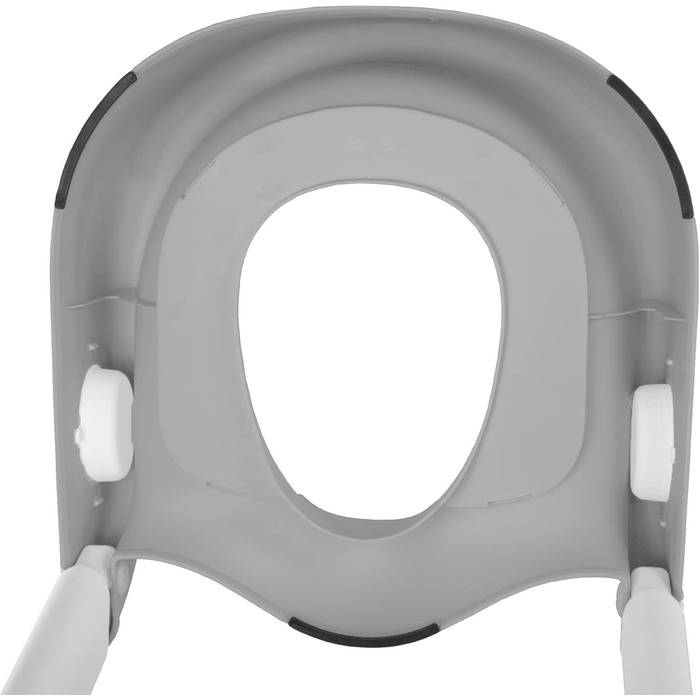 Унітаз дитячий зі сходинкою Mobiclinic Lala сіро-білий, для дітей 1-8 років, європейська якість