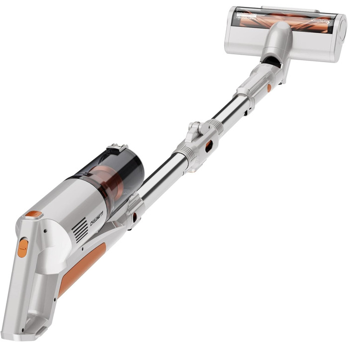 Турботріонік StormStick: Вертикальний пилосос 120 Вт з фільтром MIF, 5 м кабелем, 11 кПа, циклонна технологія (сріблястий)