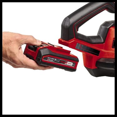 Einhell GE-UB 18/250 Li E-Solo Акумуляторний повітродув Power X-Change (18 В, 250 км/год, 3-частинна труба, регулювання швидкості, без акумулятора)