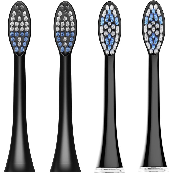 Електрична зубна щітка Tristan Auron – 55 000 вібрацій, 5 режимів, 60 днів роботи від акумулятора, компактна та тиха, з 2 насадками, для делікатного очищення зубів (червона) (Z - Bürstenköpfe)