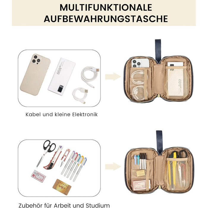 Сумка для ноутбука LOVEVOOK, 17 дюймів, водонепроникна, шкіряна, для роботи, навчання, офісу, універу, темно-синя