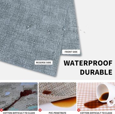 Набори тканинних серветок для столу Burgunderrot (бордові), 8 шт. - легко миються, термостійкі, для кухні, набір для святкування