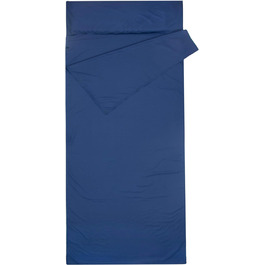 Спальний мішок з мікрофібри, 90x220 см, темно-синій, 059 Синій 90 x 220 см
