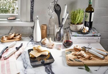 Кухонні ваги KitchenAid, скляна платформа, для сухих та вологих інгредієнтів, до 5000 г, чорний колір