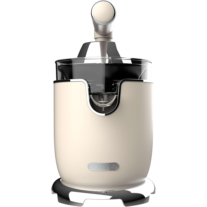 Електрична соковитискачка для цитрусових Cecotec Xqueeze RetroJuice 1000 Green - 1000W, нержавіюча сталь, 2 конуси, зелений (бежевий)