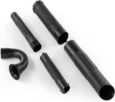 ФУКСТЕК Профі Бензиновий Листозбір/Подрібнювач FX-LBS126P – Листодув та подрібнювач з насадкою для видування, всмоктуючим шлангом та мішком для збору листя 60л – Анти-вібраційна функція – Швидкість повітря 62,7 м/с