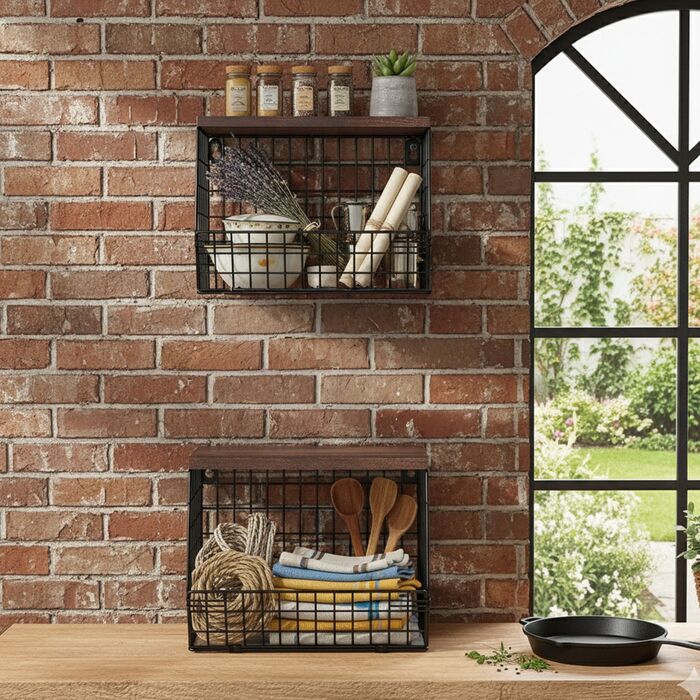 Підвісна полиця Relaxdays для зберігання фруктів та овочів