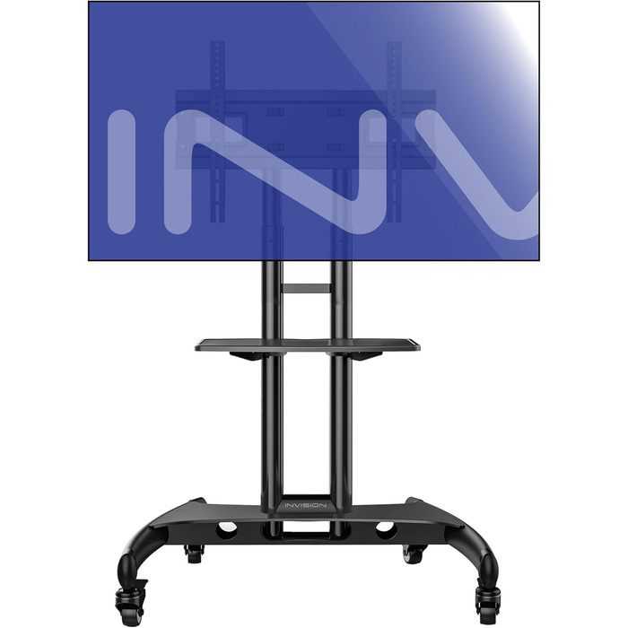 Підставка для телевізора Invision на колесах для екранів 32-75 дюймів, мобільна, регульована по висоті, до 45.5 кг, VESA 600x400, GT1200 ScreenStation