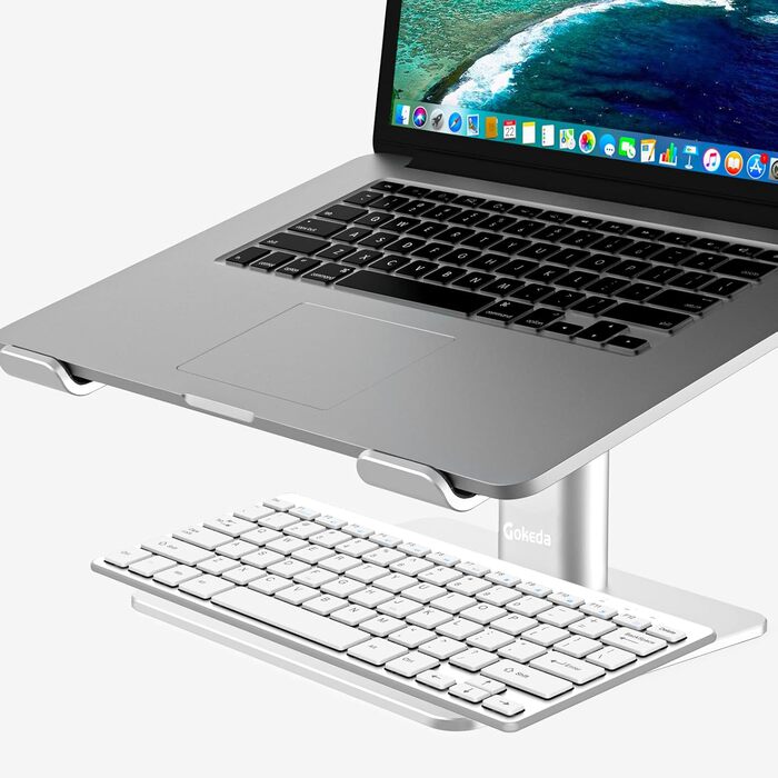 Підставка для ноутбука GOKEDA: ергономічна, регульована, з алюмінію, 11-17 дюймів