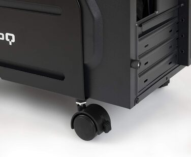 Підставка для CPU TooQ UMCS0004-B, металева, чорна, до 10 кг, ширина 119-209 мм