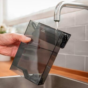 Кавомашина автоматична Cecotec Cremmaet Compactccino 19 Bar з термоблоком, Wi-Fi, меле каву, 1,1 л резервуар для води, 400 мл молока (Black Silver)