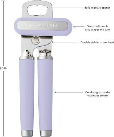 KitchenAid Gourmet Dosenöffner – Матове червоне покриття, універсальний розмір