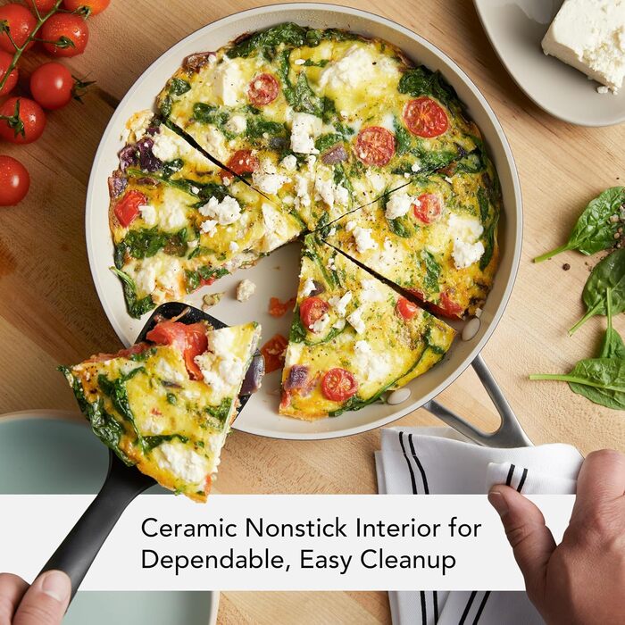 Набір кухонного посуду KitchenAid Harteloxierte Keramik, 9 предметів, матовий чорний