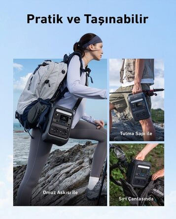 Портативна електростанція Anker SOLIX C300X, ємність 288 Wh, номінальна потужність 600 W