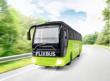 Автобус на радіокеруванні Carson FlixBus 2.4GHz 1:64, іграшка для дітей від 8 років, барвистий