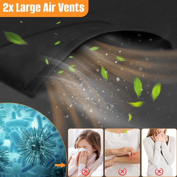 Чохол для садово-патіо меблів Kovshuiwe, вологостійкий, захист від сонця та вітру, 420D, 140x90x74 см