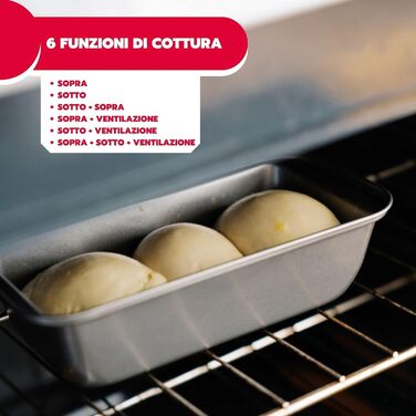 Електрична піч Ardes Magnus AR6226S 25/38 літрів з підсвічуванням, 6 функцій, таймер, аксесуари, срібна