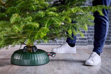 Підставка для ялинки KRINNER X-Series Deluxe X-320 з педаллю та резервуаром 4,5 л (до 3,2 м) – Made in Germany