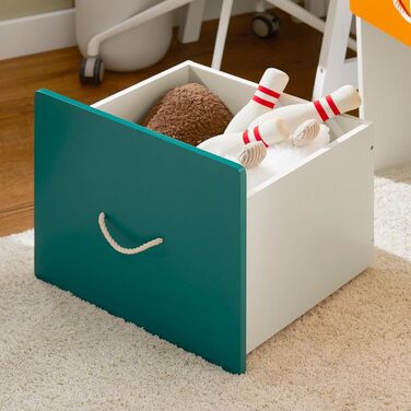 Дитяча іграшкова скриня Ящик для іграшок з кришкою Коробка для зберігання дитячих іграшок Дитяча шафа для зберігання іграшок BHT Приблизно 45x80x40 см Шафа для зберігання, 72-W